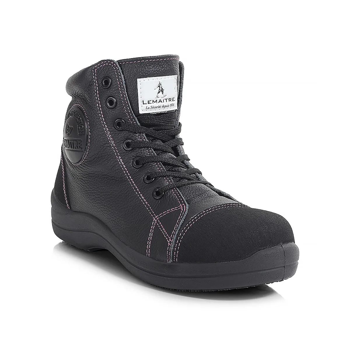 Lemaitre Libertine High Ladies Safety Boot — Black